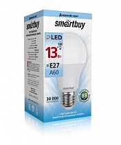 Лампа свд 13Вт Е27 6К А60 LED Smartbuy SBL-A60-13-60K-Е27