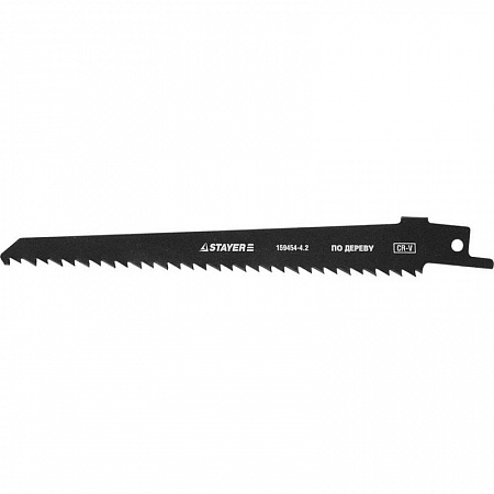 Полотно для сабел эл ножов S617K Cr-V быст/груб рез дер/дрова Stayer 159457-8,5