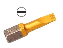 Бита Hammer Flex 203-137 PB SL-0,6*4,5 25мм  TIN, 1шт.