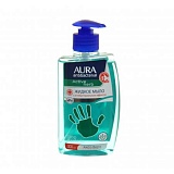 Жидкое мыло 300мл антибактер AURA 210136