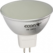 Лампа светодиодная ECON  LED MR 5Вт GU5.3 4200K 12V 450530