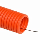 Труба ПНД 20мм гофр легкий с протяж оранжевый 71920 DKC
