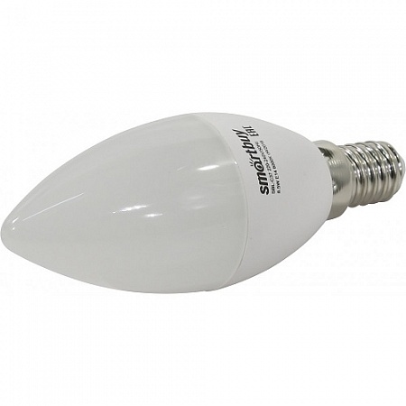 Лампа свд 9,5Вт Е14 С37 6К Smartbuy SBL-C37-9,5-60K-E14