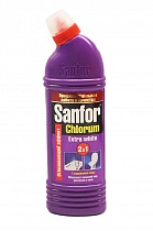 Чистящее средство для ванн/туалета 2в1 с хлором 750гр Sanfor