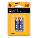 Батарейка AAА 2шт мизин LR03-2BL 1,5В Kodak MAX 05132