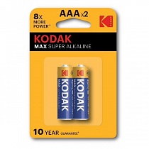 Батарейка AAА 2шт мизин LR03-2BL 1,5В Kodak MAX 05132